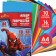 Set "Spider-Man" A4: 10 liters of color unilateral cardboard + 16l color bilateral paper