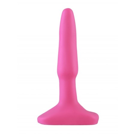 Anal stimulator jaga jaging No. 4, without vibration, 10 x 2 cm, pink-2