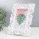 Photo frame plastic 10x15 cm "Plant ornament" white 21.5x16 cm