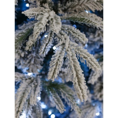 Artificial spruce Green Trees "Forest", premium, snowy, with lighting, 210 cm-7