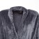 Unisex bathrobe Lovelife "Hygge" color gray, one size, microfiber, 100% p/e, 250 g/m2