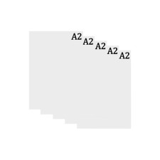 A set of drawmanns of drawing A2, 160 g/m², 5 sheets