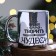 New Year! New Year's ceramic mug “Time to work miracles”, 330 ml, silver color