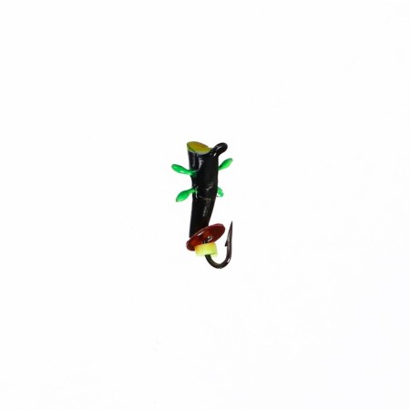 Mormyshka beetle with sawing and paws, weight 0.3 g, size 2