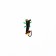 Mormyshka beetle with sawing and paws, weight 0.3 g, size 2