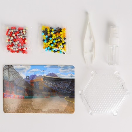 Aquamosaic with decorations, cars-3