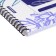 Notebook on spirals A5, 80 sheets of cage, Erichkrause "Lavender", Plastic Cover Silkography, Bloc Offset Beliac 100%