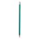 Black pencil with an eraser, hardness of HB, three -sided, plastic, green body