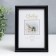 Photo frame plastic "Gallery" 10x15 cm black (plastic screen)