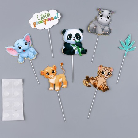 Topper Cardboard on a substrate with a “animal” wire-1