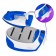 The KITFORT steam generator KT-9135-3, 2000 W, 1200 ml, 35 g/min, iron, white and blue