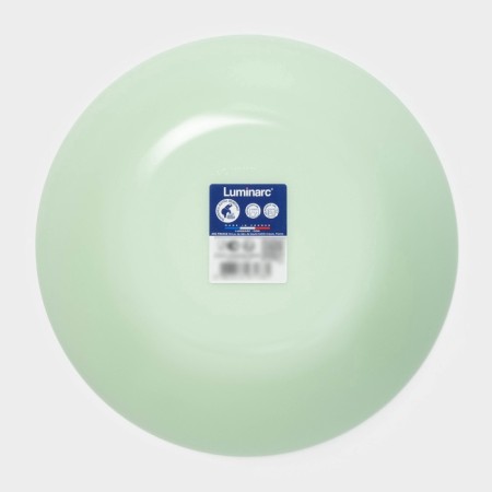 Deep plate Luminarc Diwali Paradise Green, 700 ml, D = 20 cm, glass-ceramic, light green-4