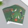 Scrapbooking paper "Exotic birds" density 180 grams set 10 pcs 15.5x17 cm