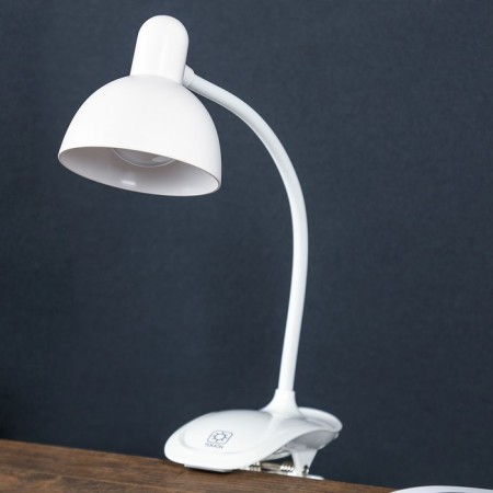 Table lamp on the clothespin "Mona" LED 5W USB white 16x16x38 cm Risalux
