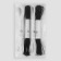 Hat elastic band, 2 mm, 10 ± 0.5 m, 4 pcs, black/white color