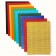 Catcurboard corrugated, A4, 10 sheets, 10 colors, non -moped, bilateral, in the folder, 230 g/m², cold heart