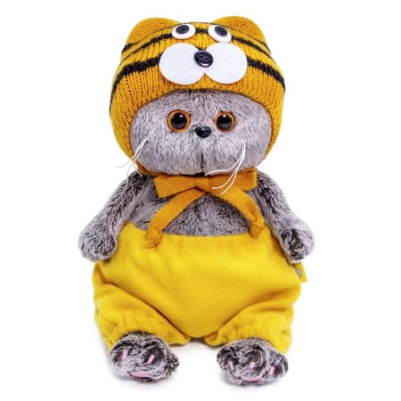 Soft toy "BABY BABY", in a hat tigerka, 20 cm