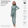 Women's thermal underwear (longshit, leggings) minku color khaki, river 42