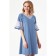 Women's dress, size 46, blue color