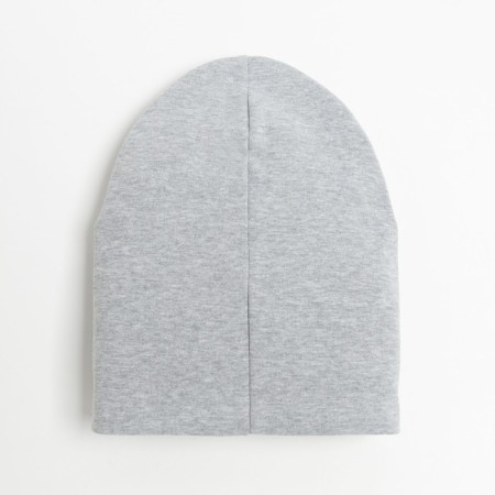 Baby hat, color gray melange/dino, size 50-54-2