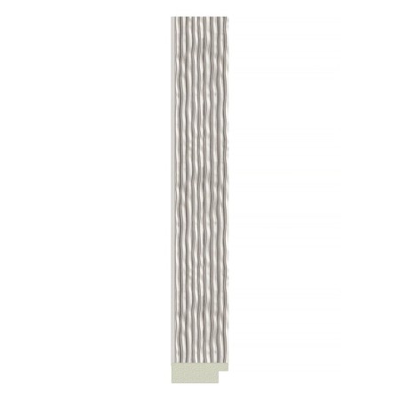 Mirror in the baguette frame, an aluminum wave is 46 mm, 68x88 cm-2