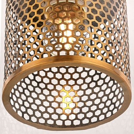 Manchester lamp, 1x60W E27, bronze color-2