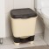 Garbage container with pedal, 20 l, color mix