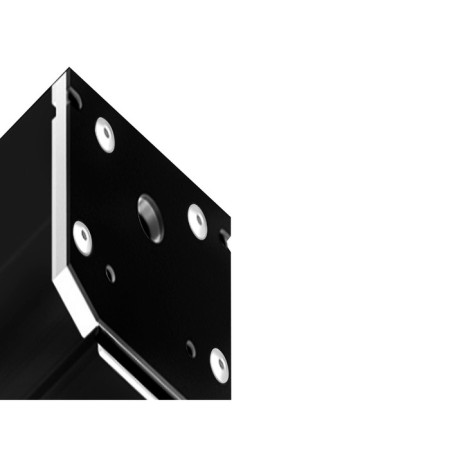 A plug for a case in a stretch ceiling for the magnetic tire pipeline Magnetic GL3623 bk 2 pcs, black