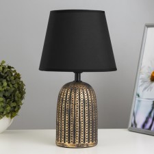 Aurika table lamp E27 40W black and gold 20x20x32 cm