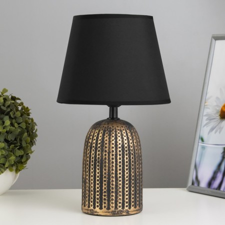 Aurika table lamp E27 40W black and gold 20x20x32 cm