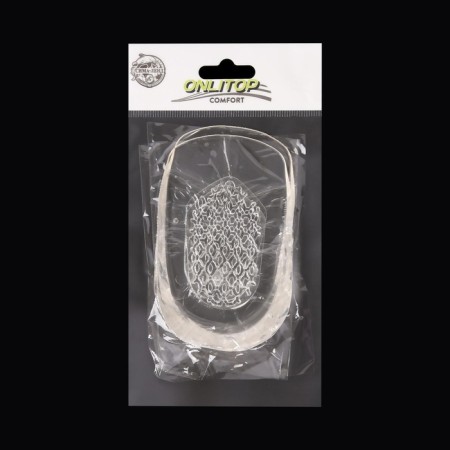 Shoes for shoes, with a tread, silicone, 10 × 6 cm, pair, color transparent-6