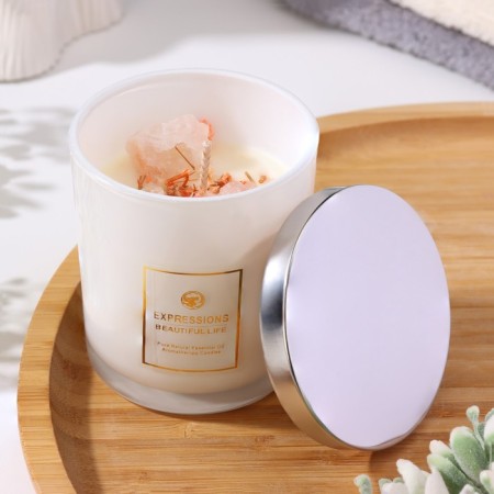 Aromatic candle "Scented Candle", English pear and freesia-1