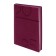Dated 2025 diary, Escalada, A6+ 176 sheets, soft cover, artificial leather, pancake embossing, tinted block 70 g/m2, burgundy
