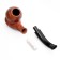 Knukeing pipe for tobacco "Commander premium", classic, red tree, length 14.5 cm, d-1.8