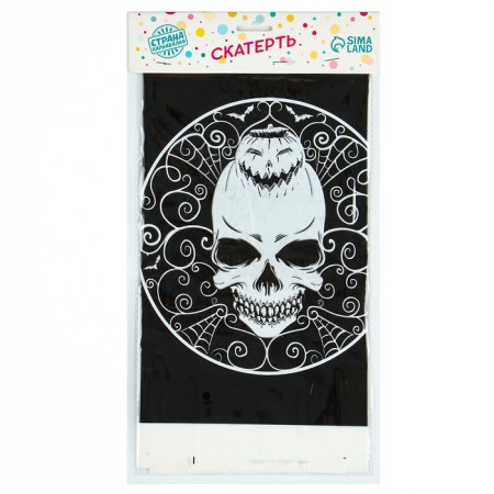 Skull tablecloth, 108x180 cm-5