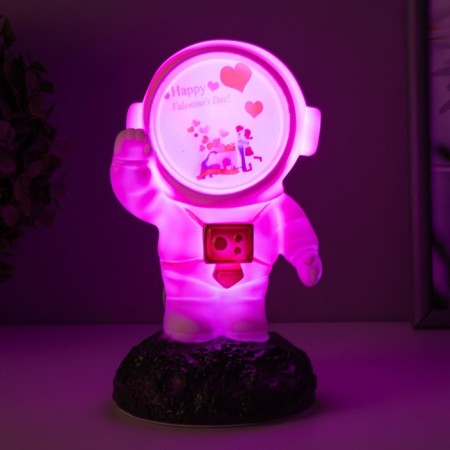 Night Cosmonaut LED USB mix 7.5x7.5x17.5 cm Risalux-8