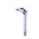 Bronze de luxe element el21cb shell mixer, pour 130 mm, brass, chrome/black