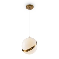 Suspended lamp Freya Fr5181PL-01BS Element, 200x200x2000 mm, E27, 1x6W, brass color
