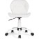 Computer chair Wald Metal/Ecokuzha, White/White 47x54x70 cm