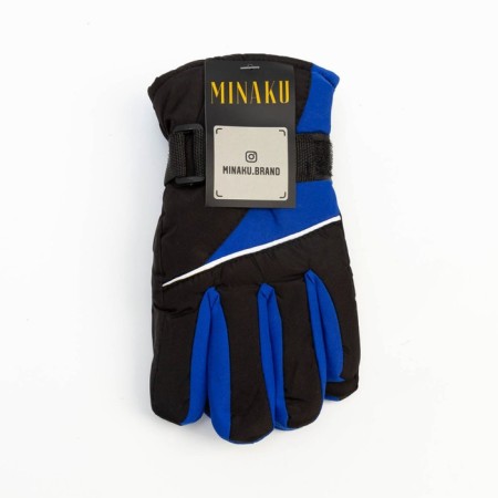 Winter Children's Minaku gloves, central/black, river 16 (18 cm)-4