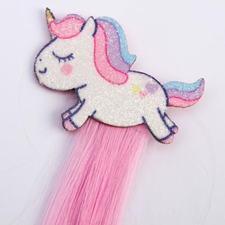 Hair strand on a clock "Unicorn" 40 cm