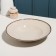 Deep plate "Pearl", d = 27 cm, 400 ml, beige, porcelain