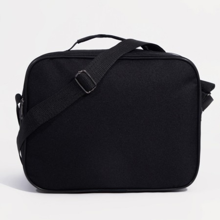 Male bag on lightning, luris, long belt, black color-3