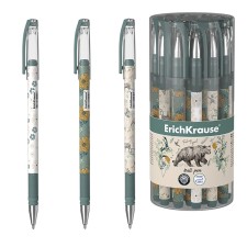 Ballic handle Erichkrause Natural Life Stick, node 0.7mm, blue ink