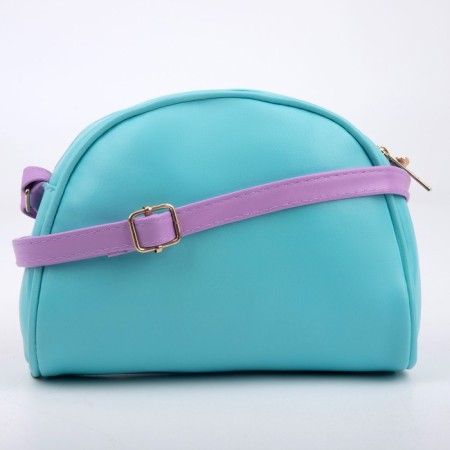 Children's Bag "Unicorn on the Moon", artificial leather, with a keychain, 18x15x2 cm-5