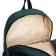 Young backpack from a lightning textile, 3 pockets, a bag, a suitcase holder, black/green color
