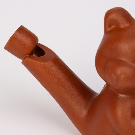 Ceramic “Bear” whistle for painting 3.5 × 6.5 × 5.5cm-5