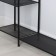 Wardrobe system with shelves "Valencia 1", steel, 109 × 30 × 155.5 cm, black color