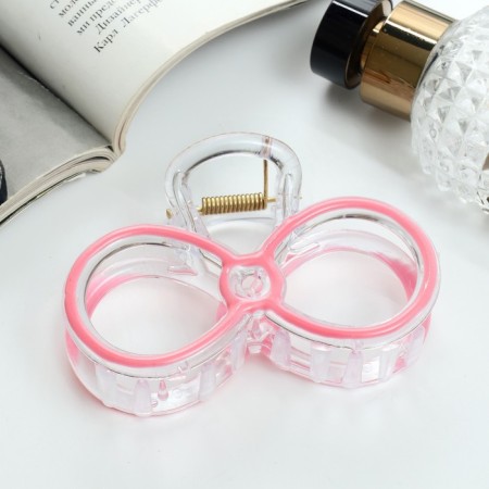 Hair crab "Lila" bow, 9 cm, mix