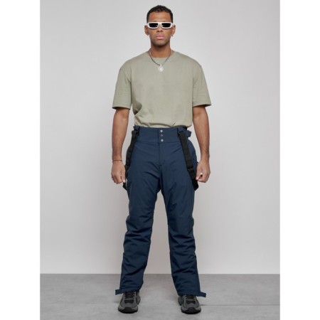 Semi-combinezone ski insulated male winter, size 52, dark blue color-16